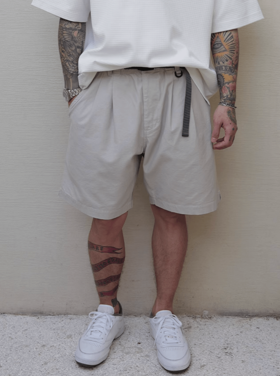 diagonal zip shorts N5212 - ファッション通販 NNine(ナイン)