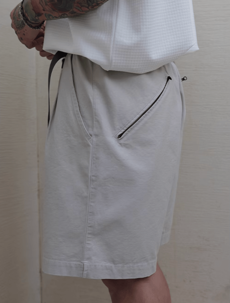 diagonal zip shorts N5212 - ファッション通販 NNine(ナイン)