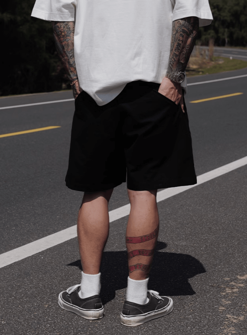 diagonal zip shorts N5212 - ファッション通販 NNine(ナイン)