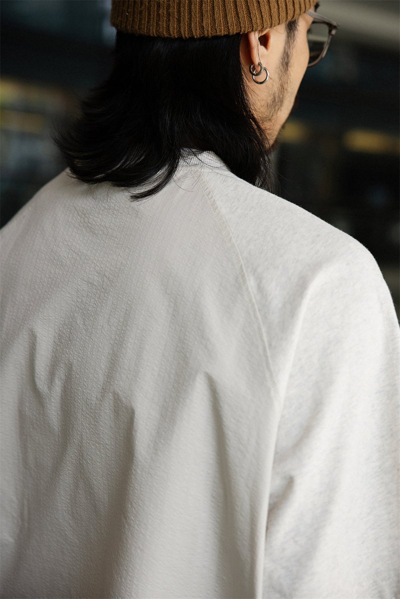 Different material raglan T - shirt / ドローコード付きTシャツ N3694 - NNine