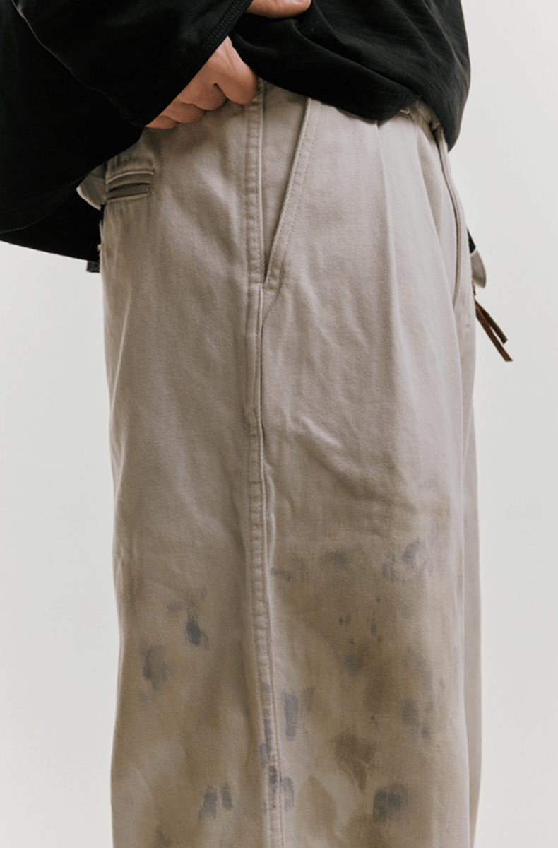 ダートホワイトグレーデニムパンツ / Dirt White Grey Denim Pants N5550 - ファッション通販NNine（ナイン）