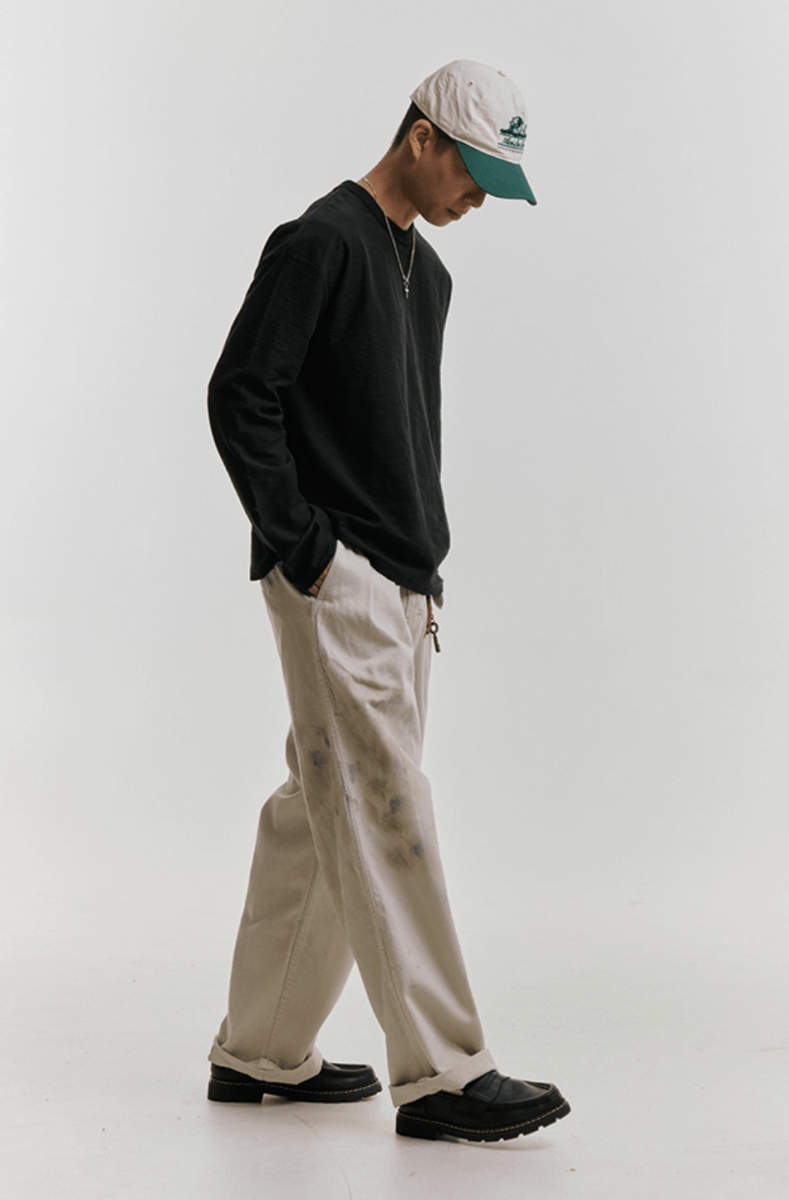 ダートホワイトグレーデニムパンツ / Dirt White Grey Denim Pants N5550 - ファッション通販NNine（ナイン）