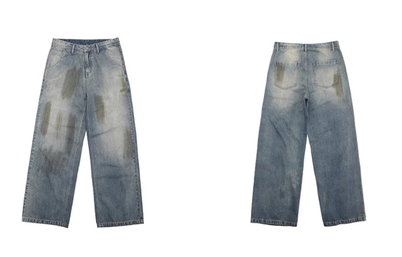 Dirty distressed denim pants N3802 - NNine