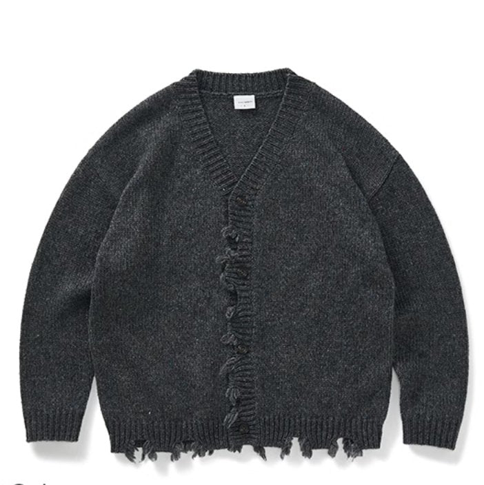 distressed knit cardigan / ウールニットカーディガン N4588 - NNine