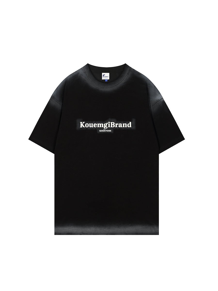 Distressed wash T - shirt N3745 - NNine