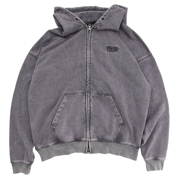 Distressed zip hoodie N3439 - NNine