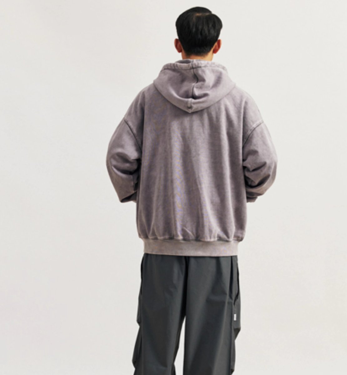 Distressed zip hoodie N3439 - NNine