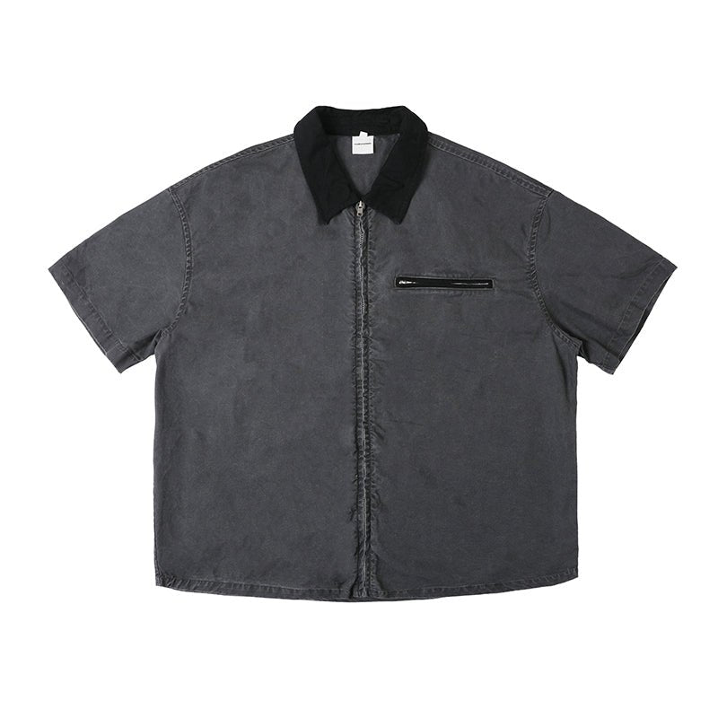 distressed zip jacket N3429 - NNine