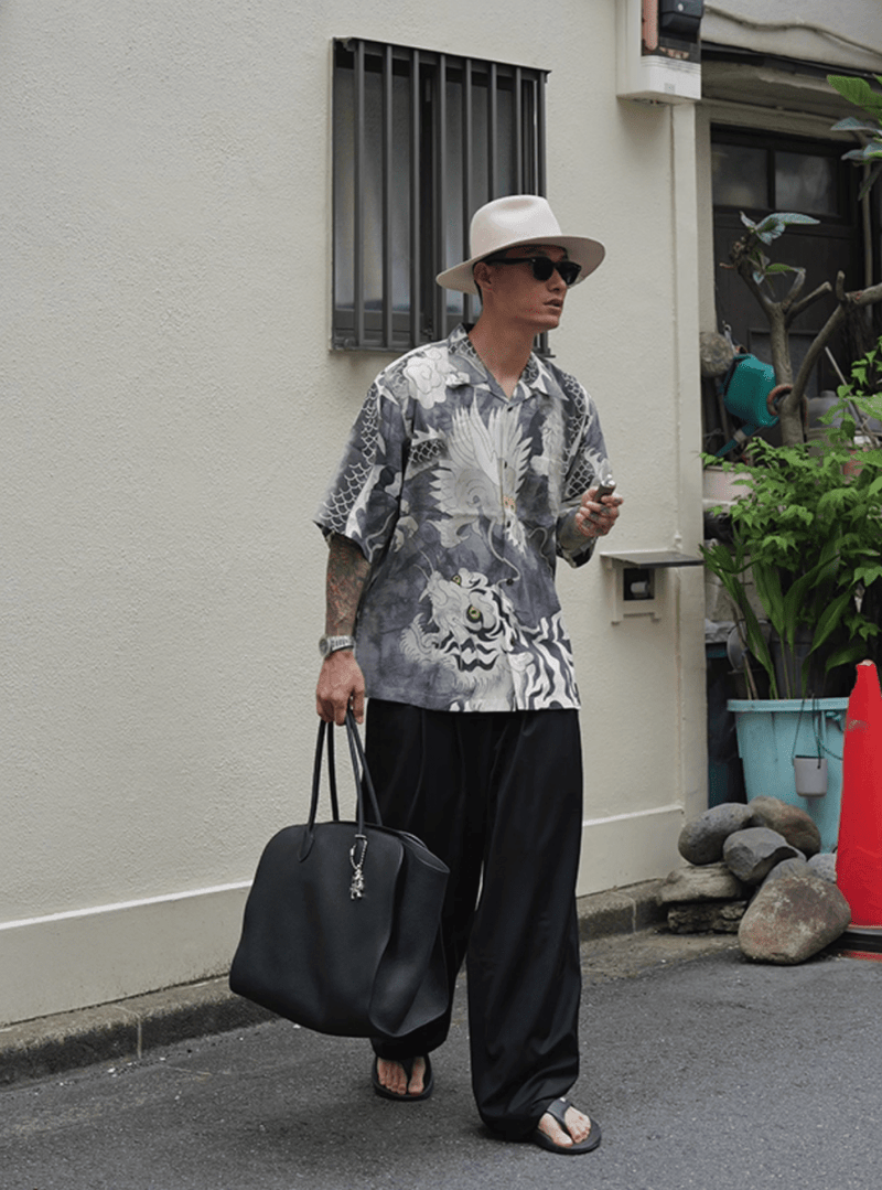 Double pleated casual pants N5551 - ファッション通販NNine（ナイン）