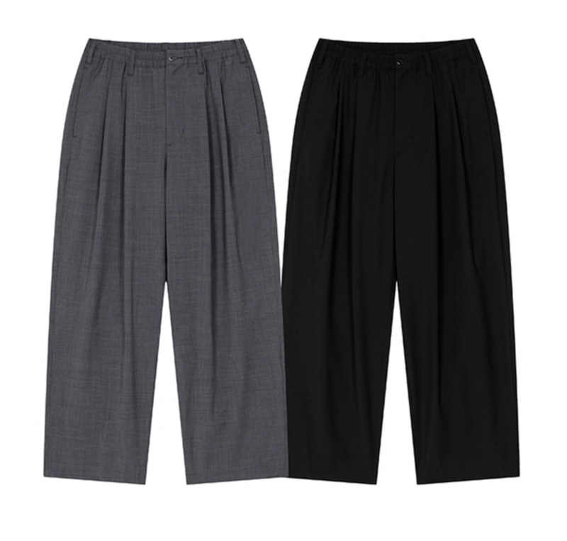 Double pleated casual pants N5551 - ファッション通販NNine（ナイン）
