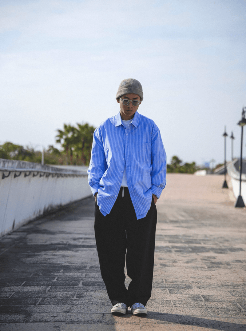 【機能性ウェア 接触冷感】double pleated draped pants N5238 - ファッション通販 NNine(ナイン)
