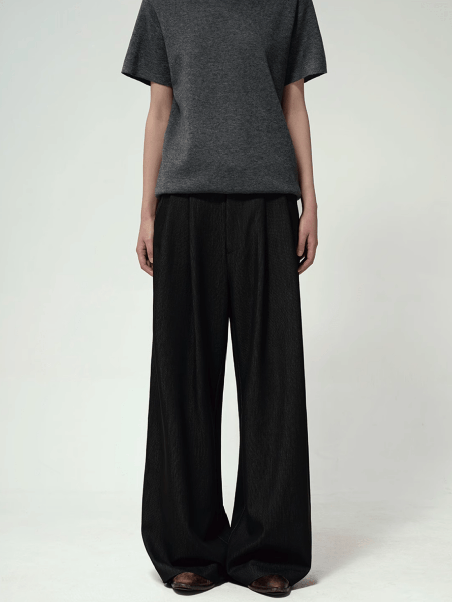ダブルプリーツドレープパンツ / Double Pleated Pants N5568 - ファッション通販NNine（ナイン）