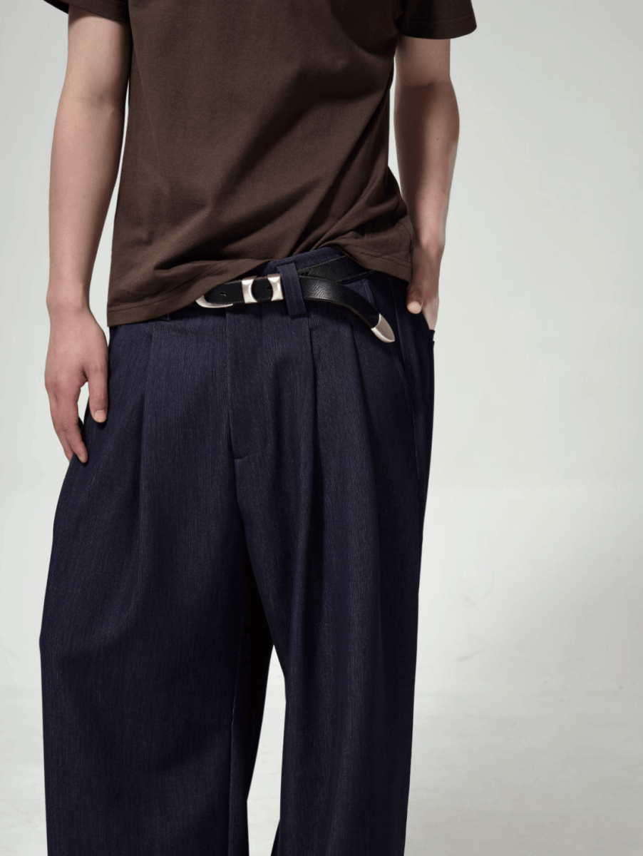 ダブルプリーツドレープパンツ / Double Pleated Pants N5568 - ファッション通販NNine（ナイン）