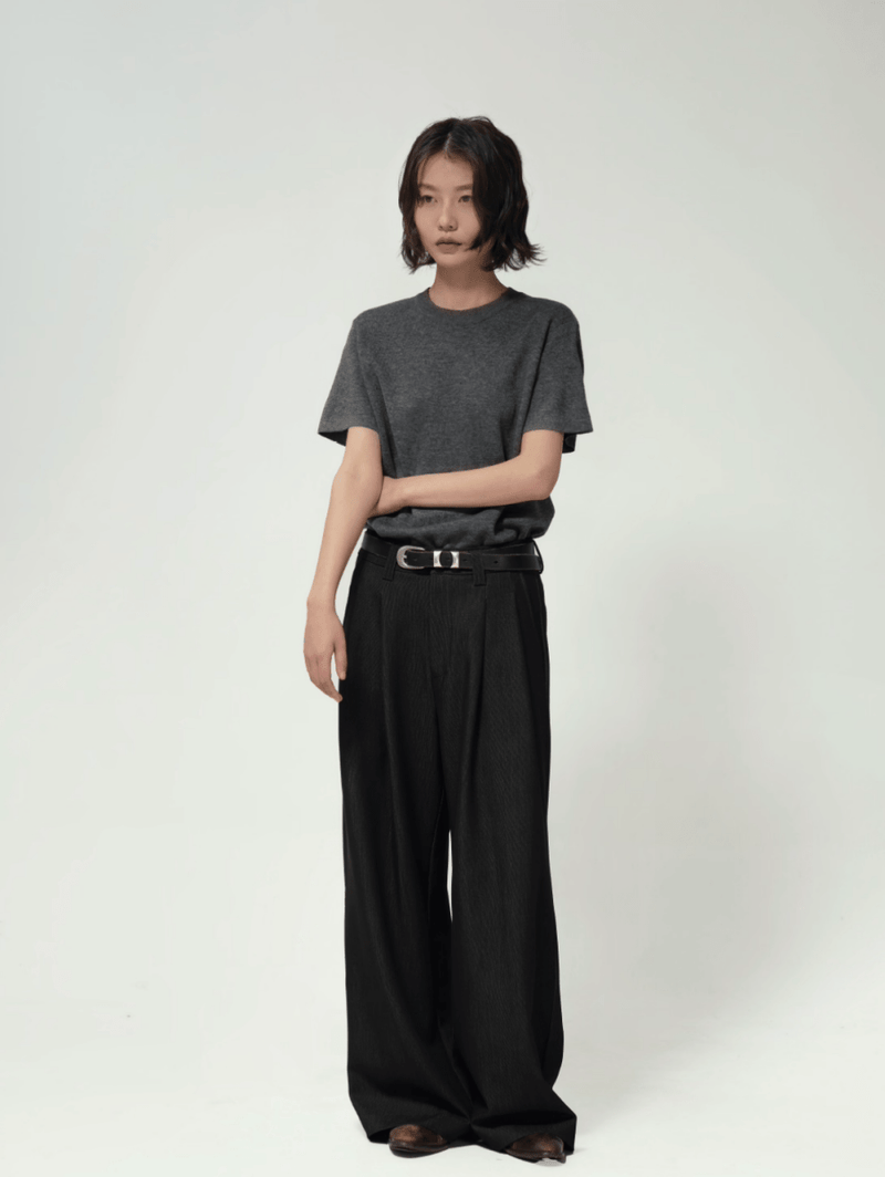ダブルプリーツドレープパンツ / Double Pleated Pants N5568 - ファッション通販NNine（ナイン）