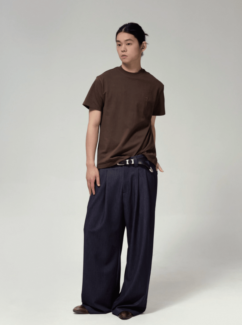 ダブルプリーツドレープパンツ / Double Pleated Pants N5568 - ファッション通販NNine（ナイン）