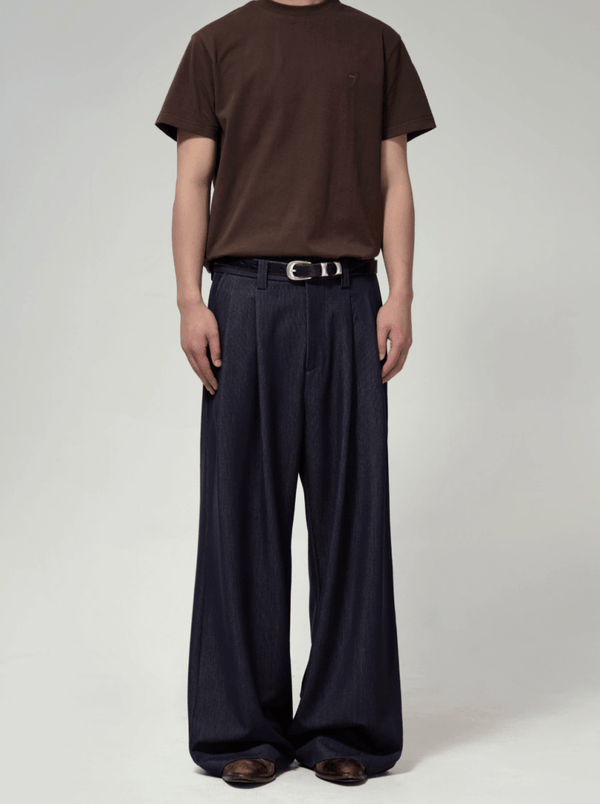 ダブルプリーツドレープパンツ / Double Pleated Pants N5568 - ファッション通販NNine（ナイン）