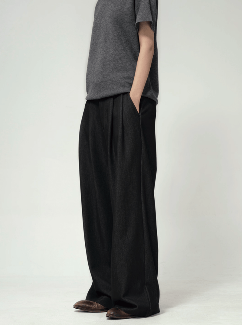 ダブルプリーツドレープパンツ / Double Pleated Pants N5568 - ファッション通販NNine（ナイン）