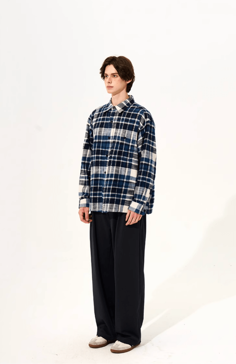 Drape Wide Straight Slacks / ドレープ ワイド ストレート スラックス イージー N5256 - ファッション通販 NNine(ナイン)