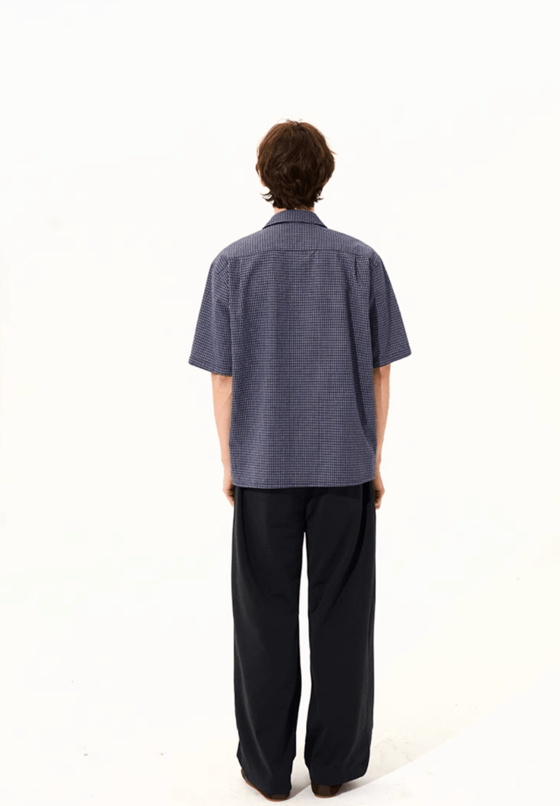 Drape Wide Straight Slacks / ドレープ ワイド ストレート スラックス イージー N5256 - ファッション通販 NNine(ナイン)