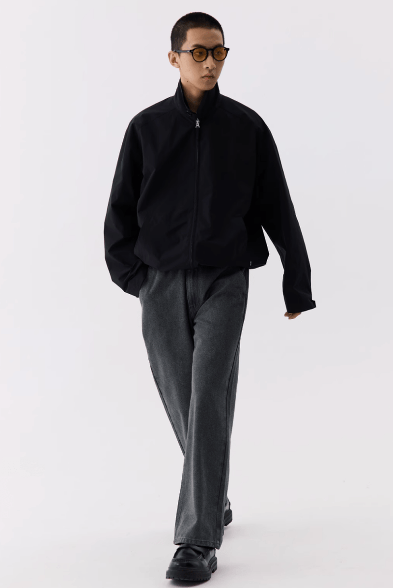 【吸湿速乾繊維】draped denim pants N5117 - ファッション通販 NNine(ナイン)