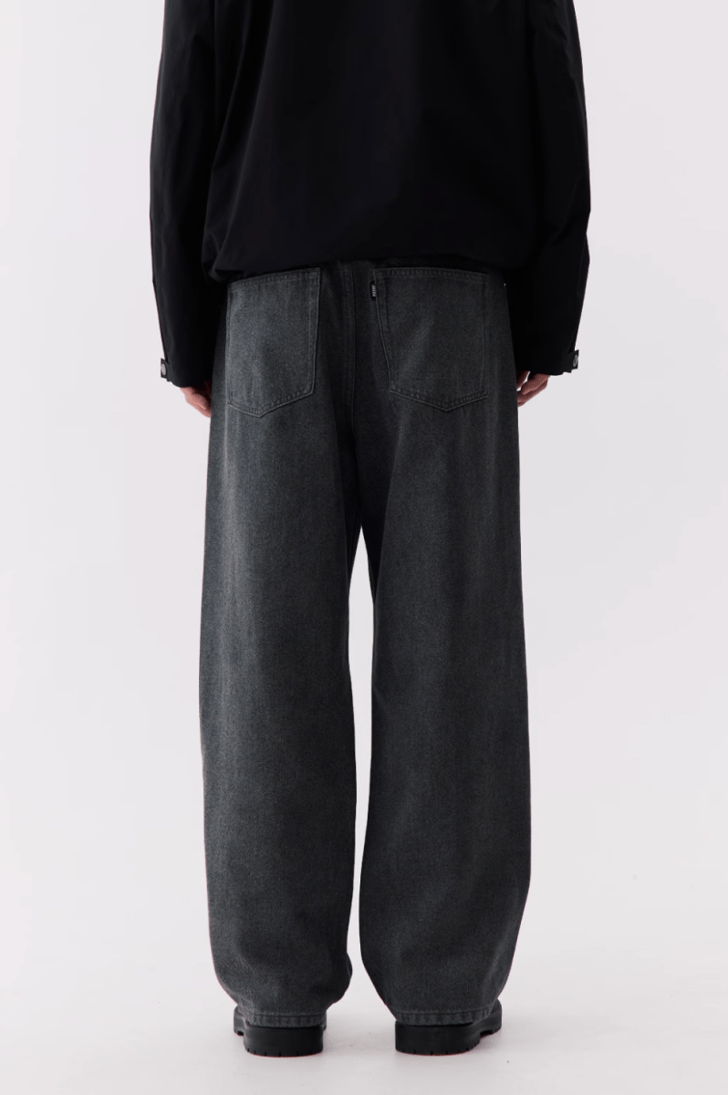 【吸湿速乾繊維】draped denim pants N5117 - ファッション通販 NNine(ナイン)