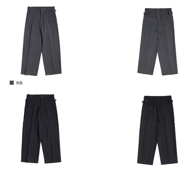 ドレープスラックスパンツ ポリエステル混紡 / Draped Slacks N5505 - ファッション通販NNine（ナイン）