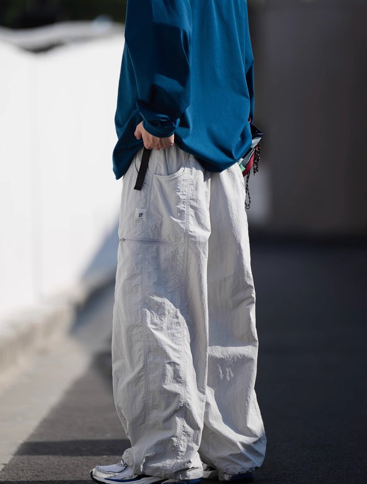 drawstring belt pants / パラシュートパンツ N4261 - NNine