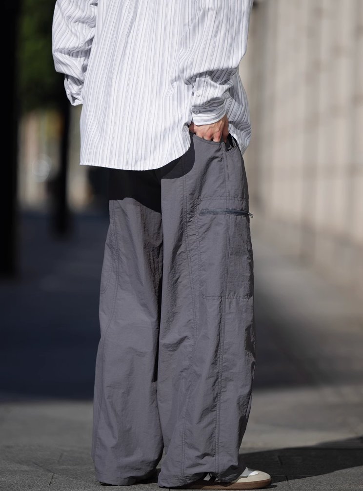 drawstring belt pants / パラシュートパンツ N4261 - NNine