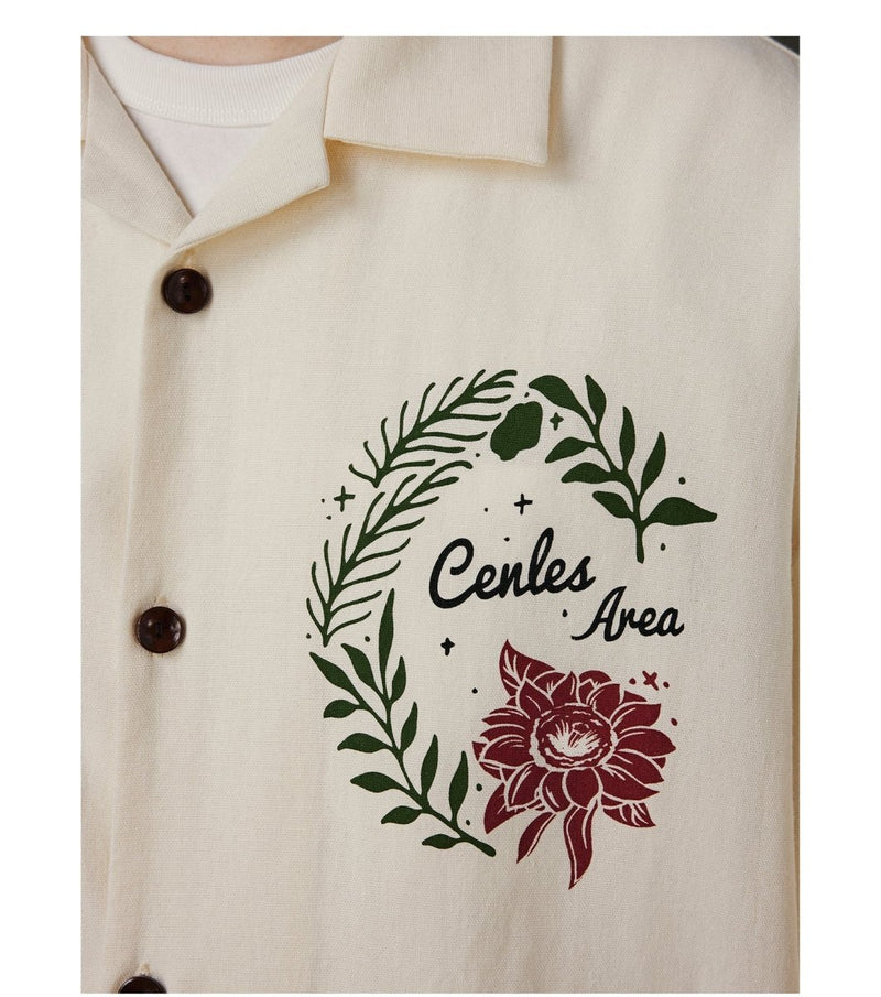 embroidered cuban shirt N3516 - NNine