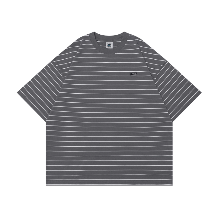 Embroidered logo border T-shirt N5147 - ファッション通販NNine（ナイン）