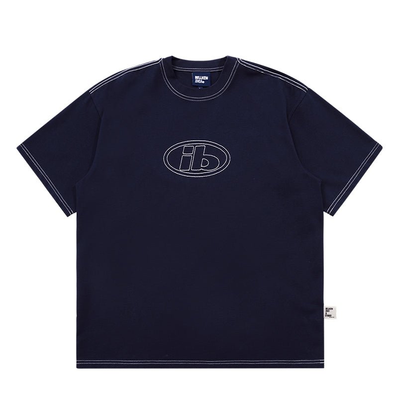 embroidered logo t-shirt N3404 - NNine