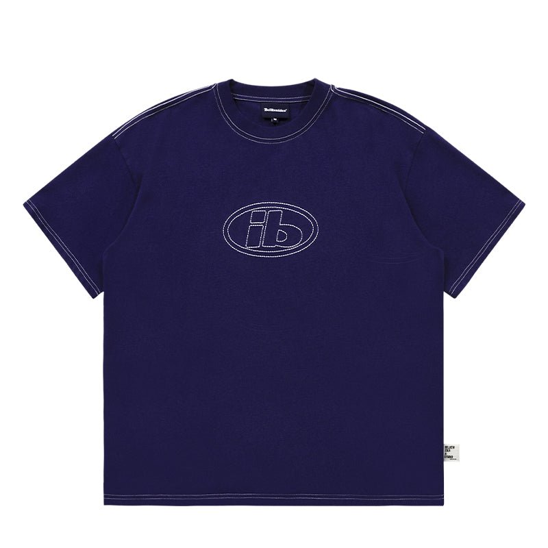 embroidered logo t-shirt N3404 - NNine
