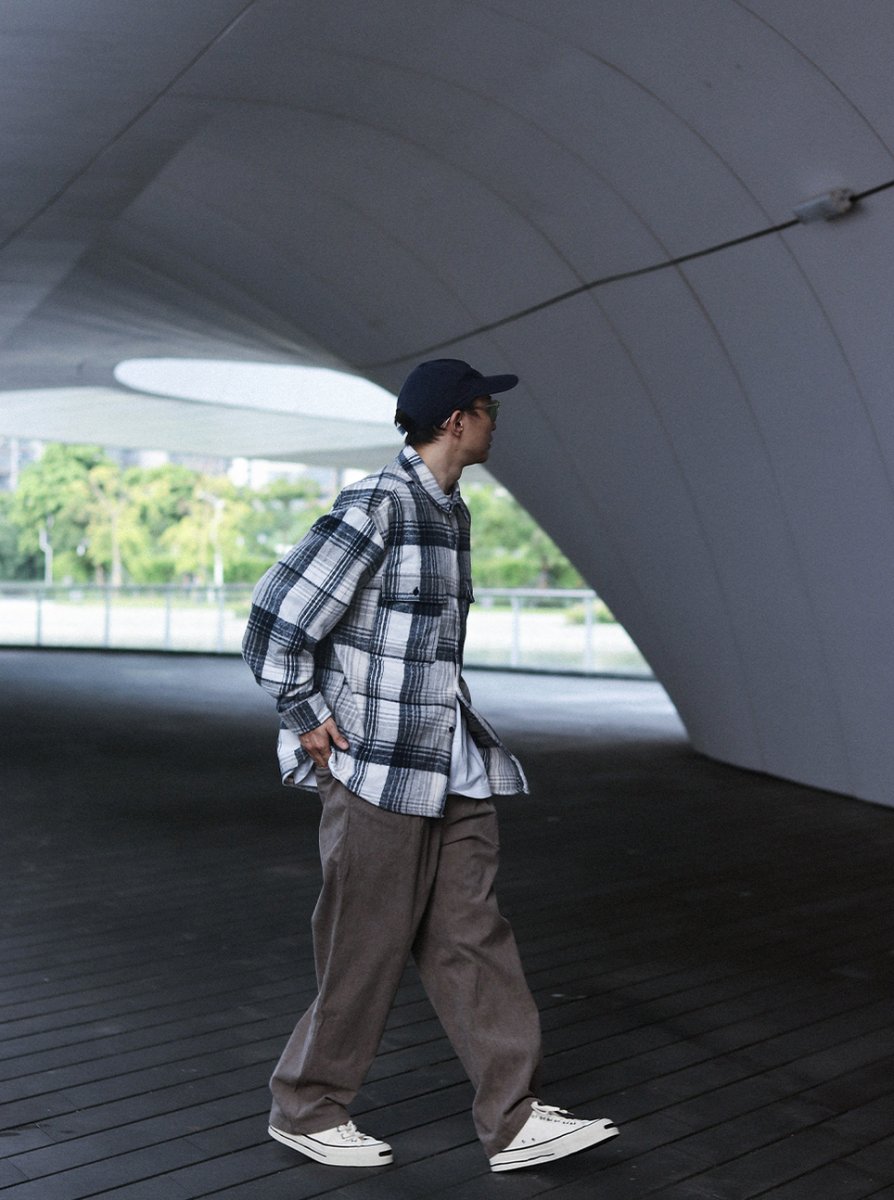 flannel check shirt N4728 - NNine