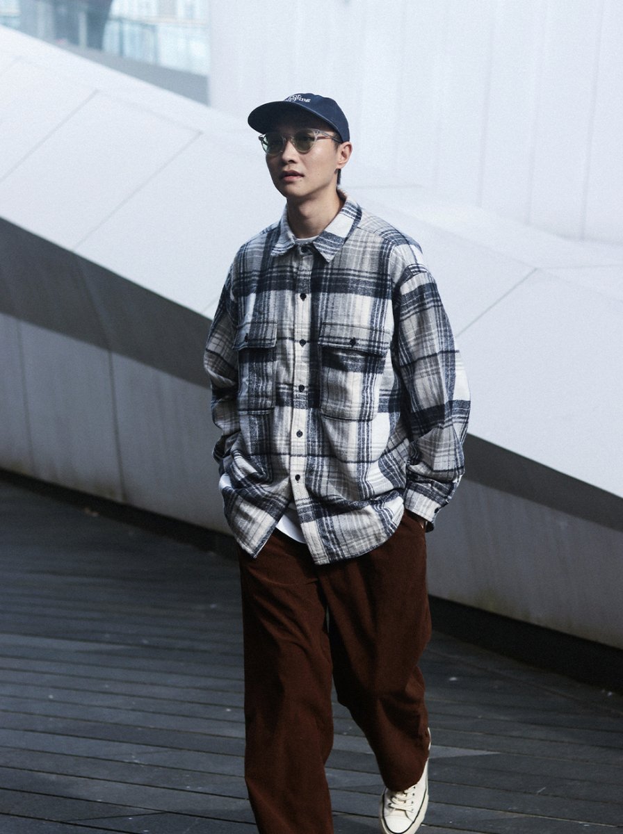 flannel check shirt N4728 - NNine