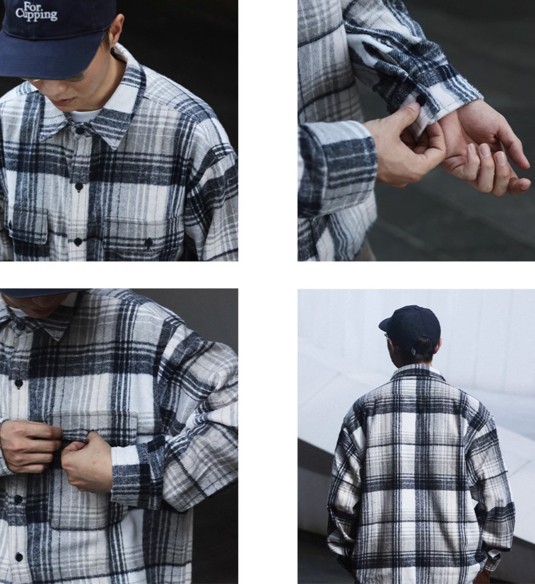 flannel check shirt N4728 - NNine