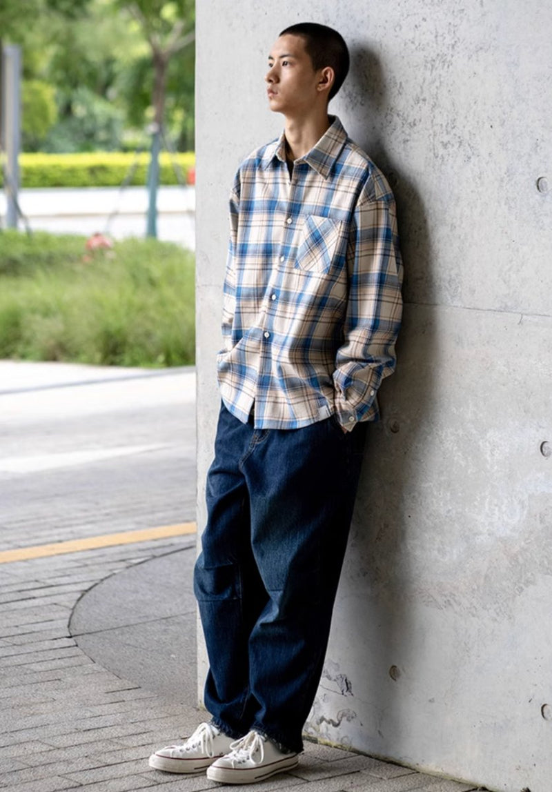 flannel plaid shirt / フランネルシャツ N4275 - NNine