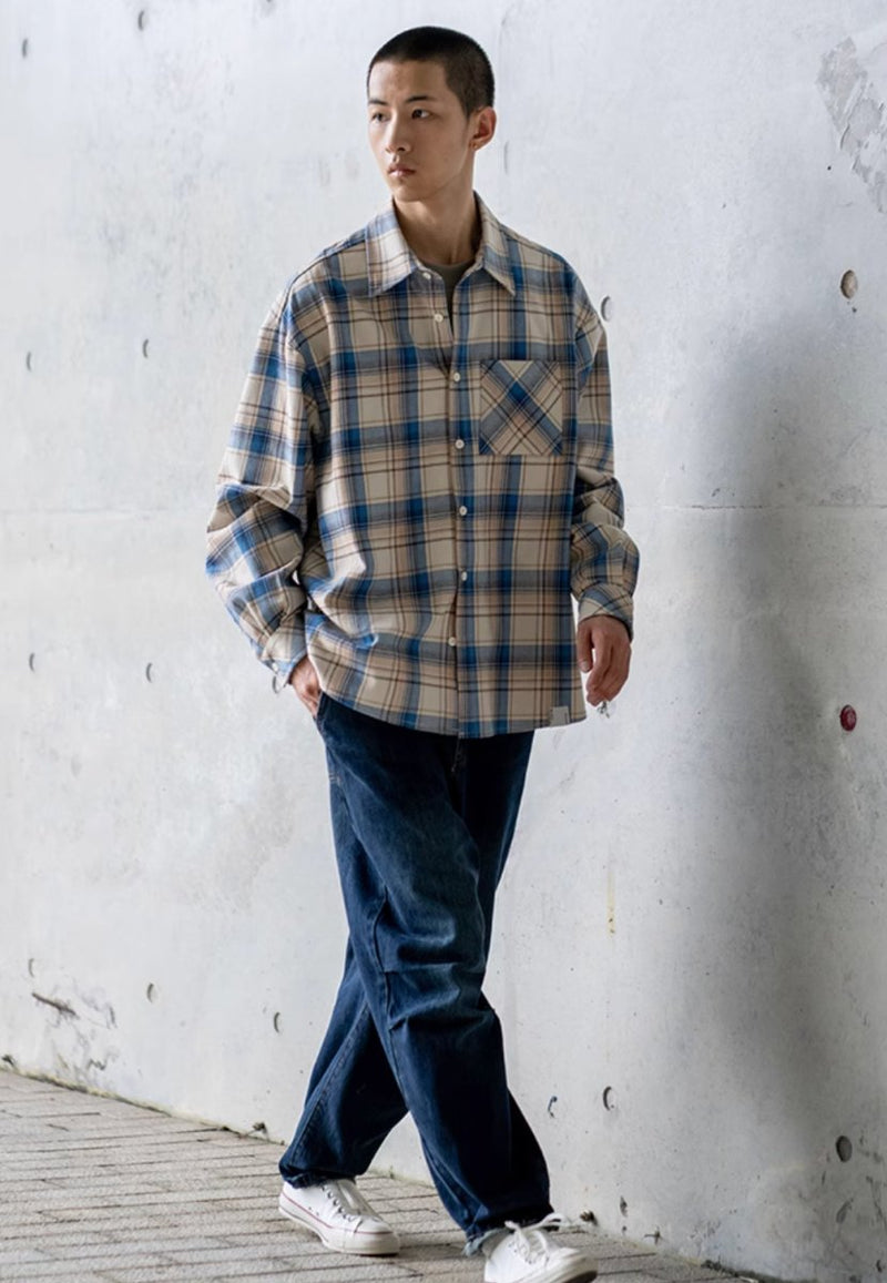 flannel plaid shirt / フランネルシャツ N4275 - NNine