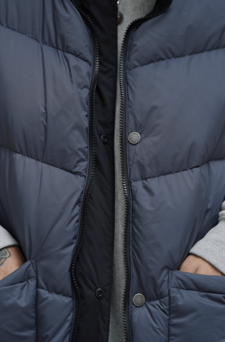 【FP650＋】Reversible duck down vest N4856 - NNine