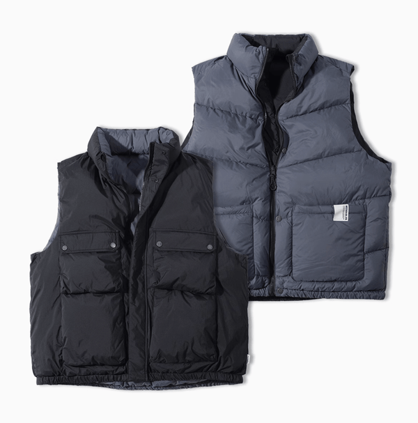 【FP650＋】Reversible duck down vest N4856 - NNine