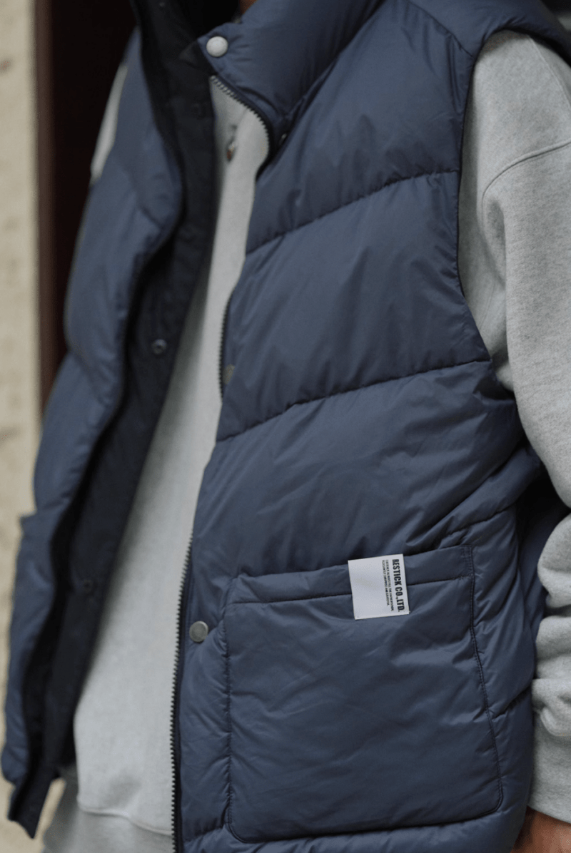 【FP650＋】Reversible duck down vest N4856 - NNine