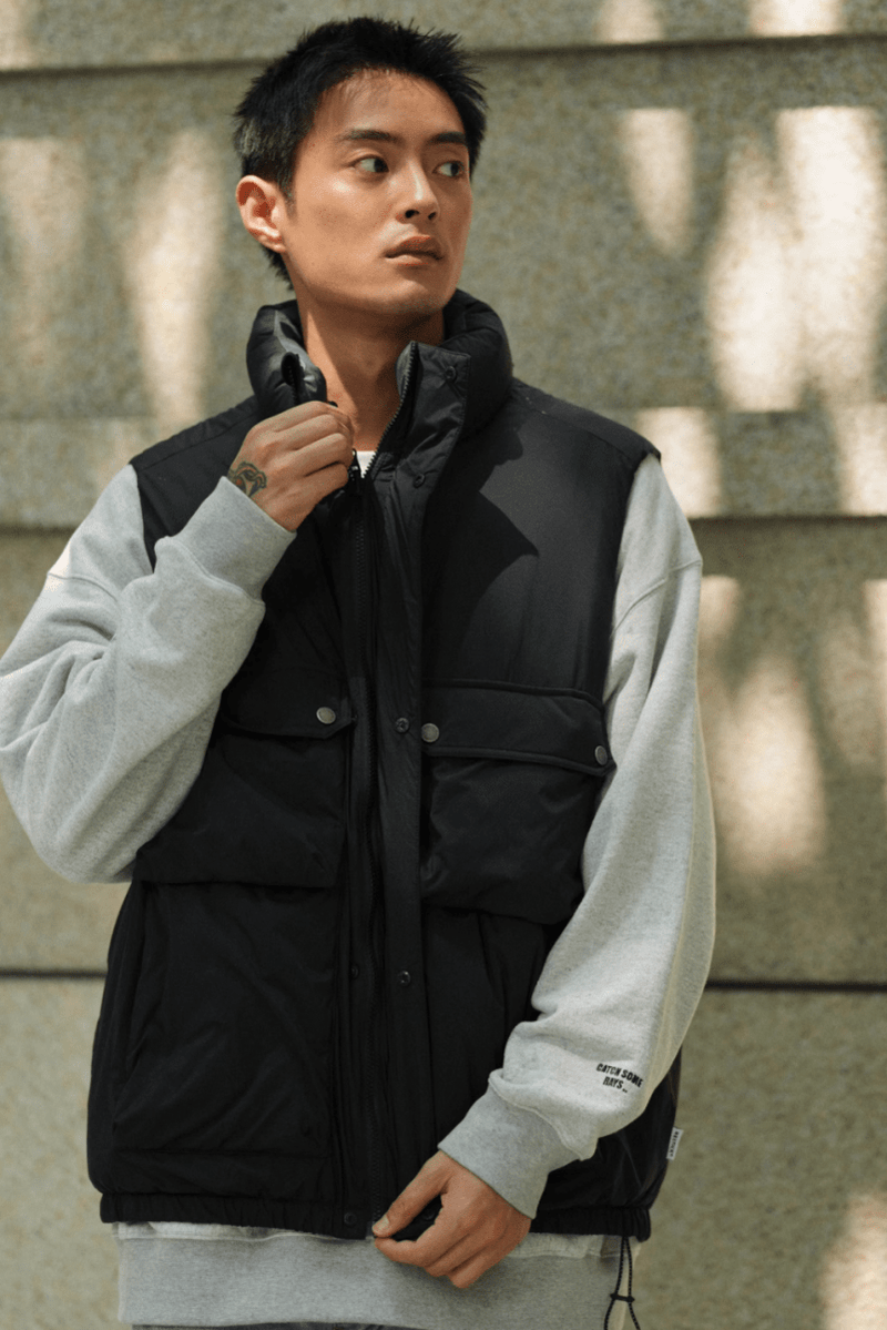 【FP650＋】Reversible duck down vest N4856 - NNine