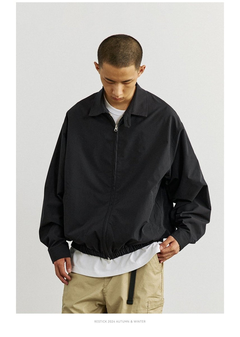 【軽量】functional harrington jacket / 速乾素材ハリントンジャケット N4276 - NNine