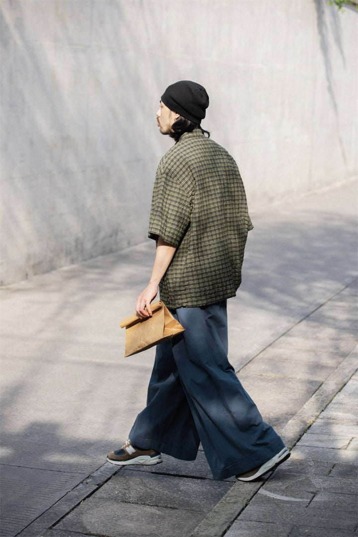 green check big shirt N3701 - NNine