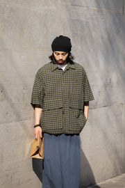 green check big shirt N3701 - NNine