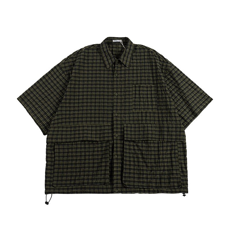 green check big shirt N3701 - NNine