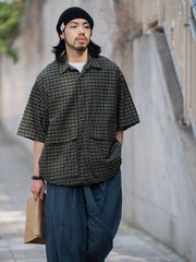 green check big shirt N3701 - NNine