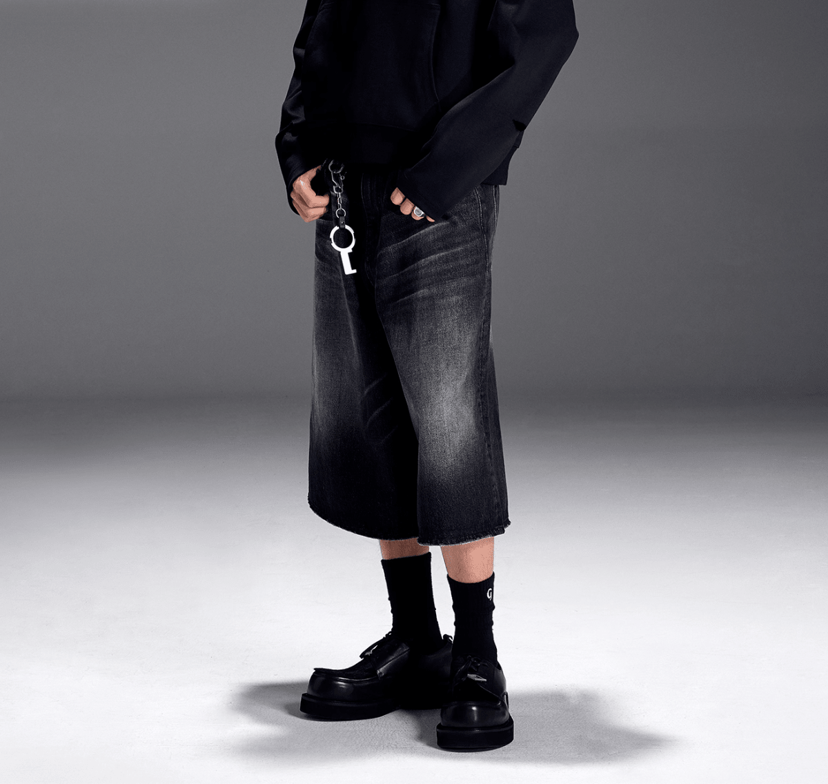 Half denim pants N5813 - ファッション通販NNine（ナイン）