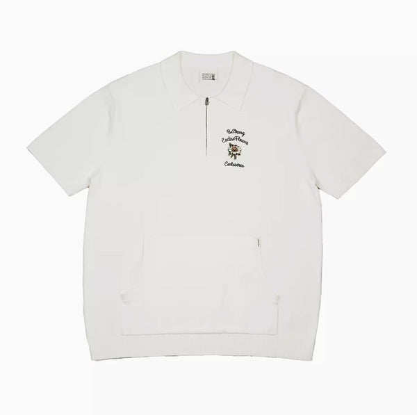 Half - zip front pocket polo shirt / ポケット付きポロシャツ N3759 - NNine