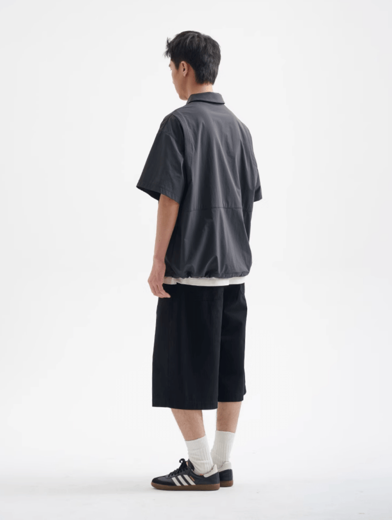 撥水性ナイロンハーフジップポロシャツ メンズ レディース 高機能 / Half Zip Polo Shirt N5360 - メンズファッション通販 NNine(ナイン)