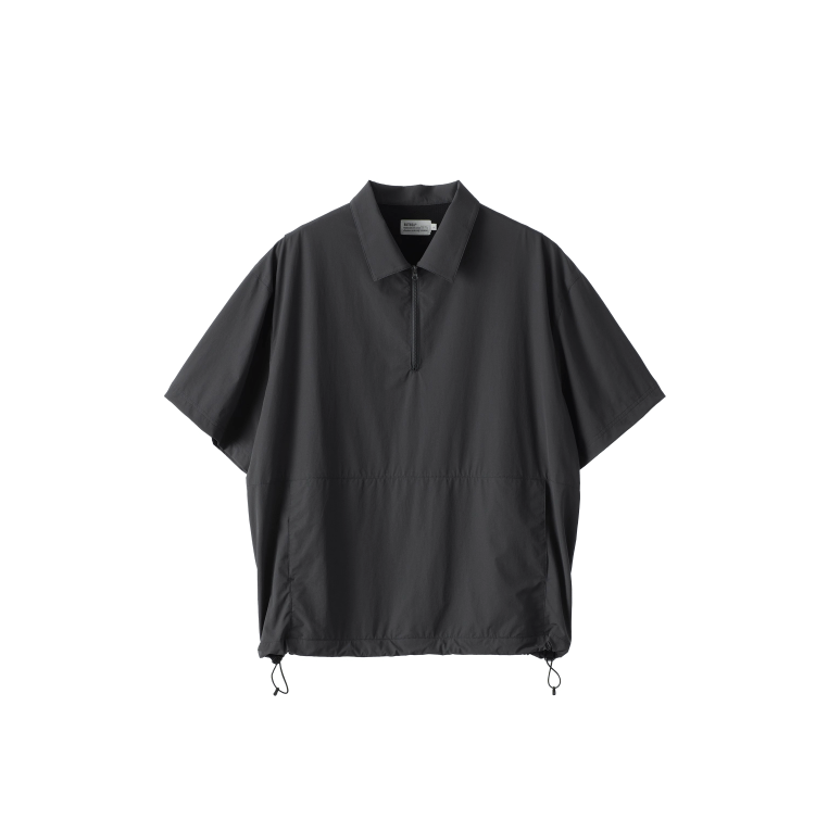 撥水性ナイロンハーフジップポロシャツ メンズ レディース 高機能 / Half Zip Polo Shirt N5360 - メンズファッション通販 NNine(ナイン)